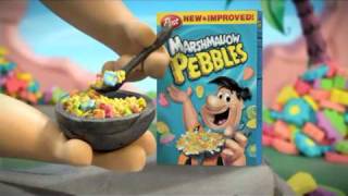 BedRockHeadBop Commercial Post Cereal Marshmallow Pebbles [upl. by Korrie]