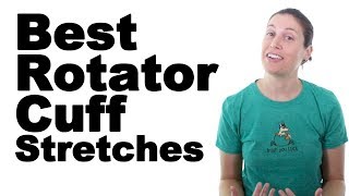 10 Best Rotator Cuff Pain Stretches  Ask Doctor Jo [upl. by Lapides]