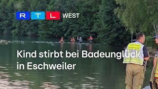 Badeunglück in Eschweiler Sechsjähriger ertrinkt im Blausteinsee  RTL WEST 13082024 [upl. by Elletnahs241]