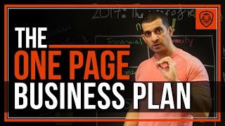 How to Write a One Page Business Plan [upl. by Arabel]