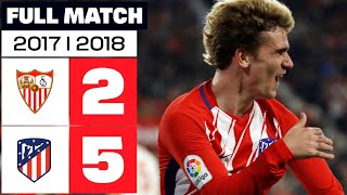 Sevilla FC 25 Atlético de Madrid  PARTIDO COMPLETO  LALIGA EA SPORTS 201718 [upl. by Eidassac442]