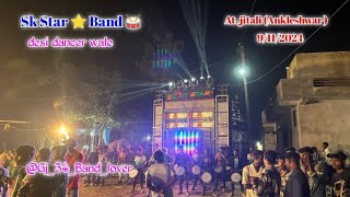 SK STAR ⭐️ BAND 🥁 Atjitali Ankleshwar Full Moj 🕺🥁❤️🫶🏻 gj34bandlover [upl. by Nichola457]