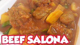 How to Cook Beef Salona  Salona Laham Arabic Food [upl. by Sonaj]