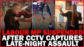 Labour MP Mike Amesbury suspended after CCTV shows late night assault on constituent [upl. by Atnwahsal]