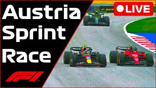 🔴F1 LIVE  Austria GP SPRINT RACE  Commentary  Live Timing [upl. by Ahtekahs]