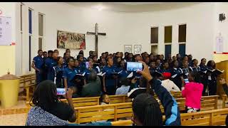 Tangeni Omuwa Choir Ondangwa performing live Owato parish Swakopmund [upl. by Okime]