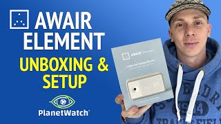 Awair Element PlanetWatch  PlanetWatch Type 4 Sensor Unboxing amp Setup [upl. by Dnalyaw989]