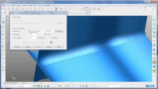 Surface Fillets in PowerSHAPE 2014 [upl. by Clayborn]