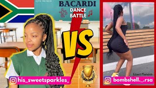 Bacardi Dance Battle HisSweetSparkles VS Bombshell RSA  Amapiano dancevideo [upl. by Laroy]