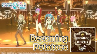 HATSUNE MIKU COLORFUL STAGE  Becoming Potatoes by Neru 3D Music Video  Wonderlands x Showtime [upl. by Joelle866]