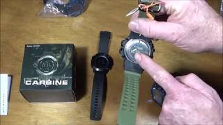 Tough Military Type Watches With Compass Altimeter amp Barometer [upl. by Madian]