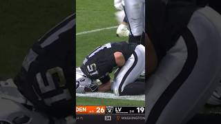 raiders Gardner Minshew INJURY SEASON ENDING BROKEN COLLARBONE nfl nflhighlights football [upl. by Ennasor]