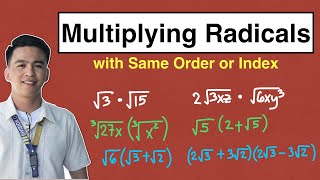 MULTIPLYING RADICALS  GRADE 9 MathTeacherGon [upl. by Jannery]