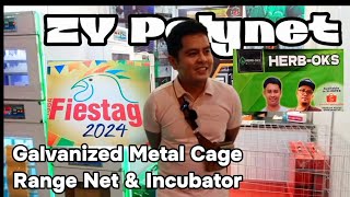 Quality at Solid na Mga Galvanized cage Net and incubator  ZY Polynet Corp Nasa Fiestag 2024 [upl. by Ariat]