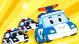 Robocar POLI Car Song Collection  Police Car Song  Compilation  Robocar POLI  Nursery Rhymes [upl. by Elyr]