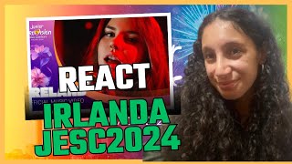 REACT Enya Cox Dempsey  Le Chéile Irland Junior Eurovision [upl. by Tterej324]