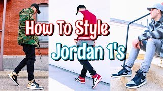 HOW TO STYLE AIR JORDAN 1S [upl. by Meier22]