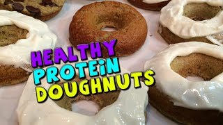 Healthy Protein Donuts  Low Sugar Donut Recipe [upl. by Oakman28]