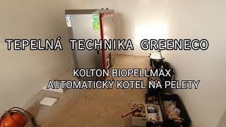 Kolton Biopellmax 35kW instalace [upl. by Hoon]