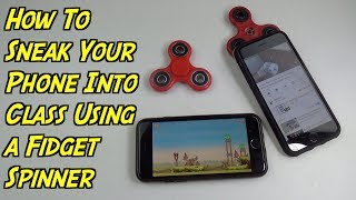 How To Sneak Your Phone Into Class Using a Fidget Spinner  SCHOOL LIFE HACKS  Nextraker [upl. by Aseretairam]