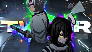 Obanai and Sanemi Infinity Castle Demon Slayer S4 Episode 1 Twixtor Clips 4K  CC [upl. by Akerley]