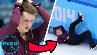 Top 10 Devastating Figure Skating Olympic Falls [upl. by Nniuq]