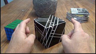 3x4x5 Ghost cube demonstration and scramble [upl. by Oijimer]