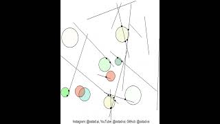 Line Segments and Circles Intersection A demo of intersections between line segments and circles [upl. by Nallij]