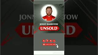 Jonny Bairstow Unsold in IPL Mega Auction 2024 viralshorts trending news ipl [upl. by Eecats]