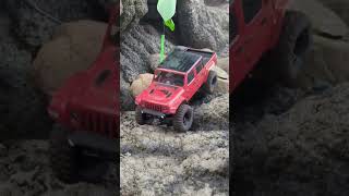 RC Jeep SCx24 Gladiator Conquering Kongs Cove [upl. by Anaeco]