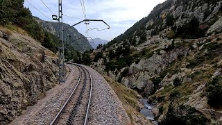 Pyrenean Cog Railway  Driver’s Eye View  Núria to Ribes de Freser [upl. by Trey]