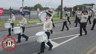 Maghera Sons Of William FB  Ballymoughan Purple Guards Parade 2024 [upl. by Geri717]