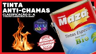 TINTA INTUMESCENTE Demonstração Produto  Tintas Maza [upl. by Marsden]