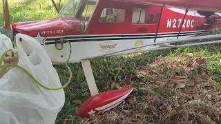 🔴 PESAWAT ENGINE 20 CC DECATHLON KUAT NARIK BANNER SAAT ANGIN BESAR 😱❗🛩 [upl. by Charmaine]