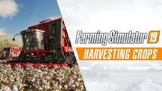 Farming Simulator 19  Harvesting Crops Gameplay Trailer 1 [upl. by Feigin]