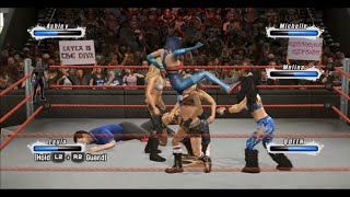 WWE SmackDown VS RAW 2009 PLAYSTATION 3 Womens Battle Royale [upl. by Anelyak997]