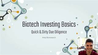 How To Analyze Biotech Stocks  Quick and Dirty Due Diligence [upl. by Care]