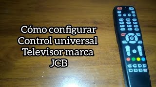 Código para TV JCB Control universal [upl. by Arinay]