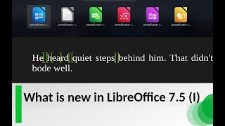 What is new in LibreOffice 75 Part I [upl. by Sammie344]