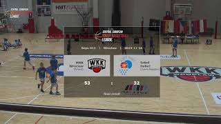 CEYBL U13 16112024 WKK Wroclaw  Sokol Dubeč [upl. by Annaitsirk]