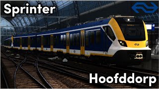 Sprinter naar Hoofddorp  Train Simulator 2024 4K [upl. by Hulda]