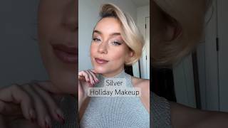 Silver Makeup Tutorial 🩶 NYE Makeup silvermakeup makeuptutorial holidaymakeup nyemakeup makeup [upl. by Ley618]