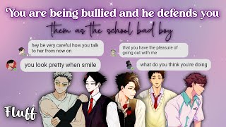 You are being bullied and the school bad boy defends you [upl. by Isla]