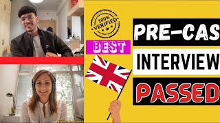 PreCAS Interview  CAS interview UK2024🎗🏆 CAS interview  Clear PreCAS Interview Student Visa [upl. by Miculek]