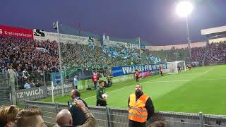 Unterhaching  TSV 1860 Löwenfans legen los [upl. by Ahsinod761]