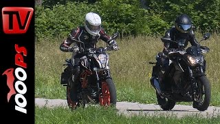 KTM 390 Duke vs Kawasaki Z300 Drag Race [upl. by Aihsetal]