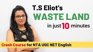 Untold Secret to master TS Eliots Wasteland in 10 Minutes UGC NET English [upl. by Eerized]