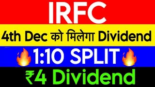 IRFC Stock news🔥 [upl. by Silevi]