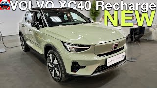 New VOLVO XC40 Recharge 2023  Visual REVIEW exterior interior Walkaround [upl. by Llerroj886]