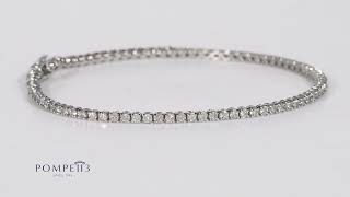 2Ct lab grown diamond tennis bracelet in 14k white gold [upl. by Nnyleuqaj]